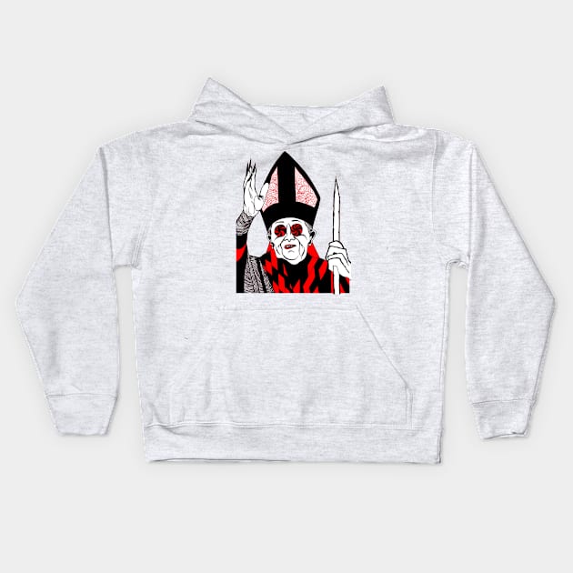 Repent Sinners Kids Hoodie by FUN ART